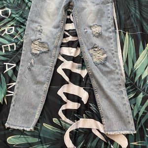 Westwood Distressed Mom Jeans 